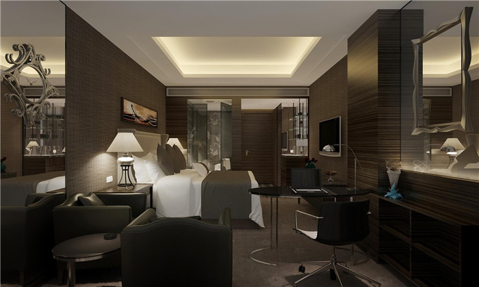黎明戴斯綜合型精品酒店客房空間布局設計方案