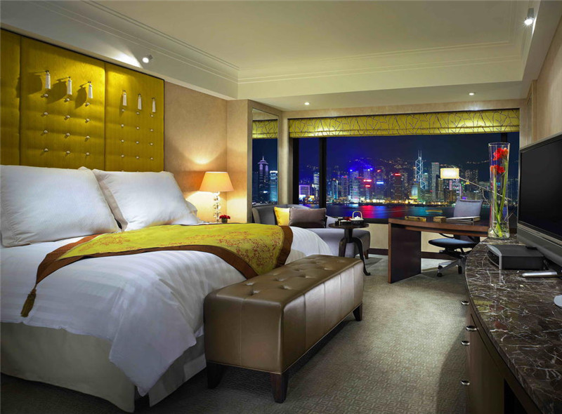 香港洲際酒店客房設計實景圖