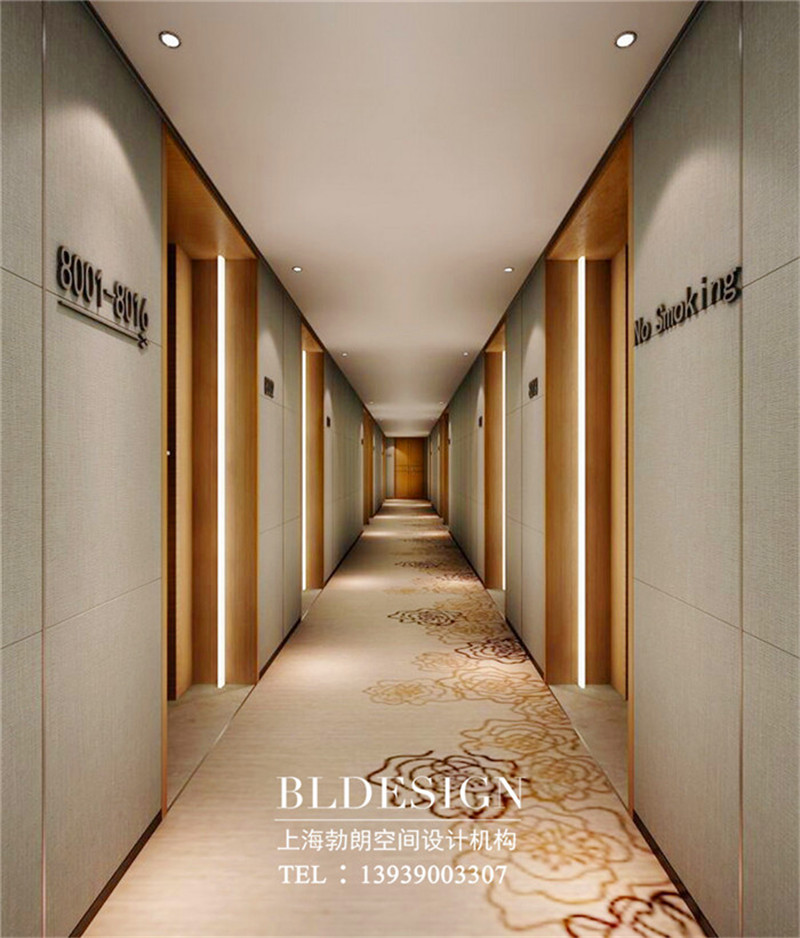 洛陽圖寧精品商務酒店走廊設計