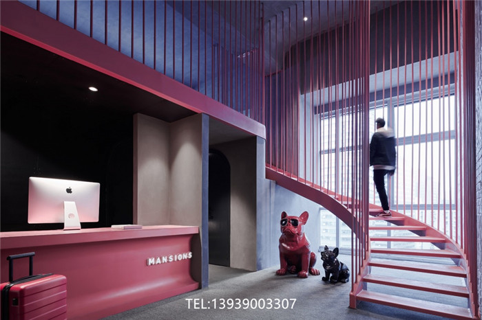 重慶幔山酒店  超酷的摩登工業風精品酒店設計案例