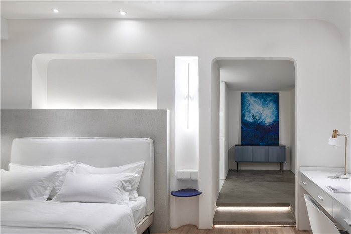 鄭州勃朗設計分享簡約樸質的白居精品酒店客房設計方案