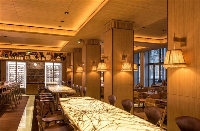 Philippe新作：法國Brach時尚復古精品酒店餐廳設計圖  