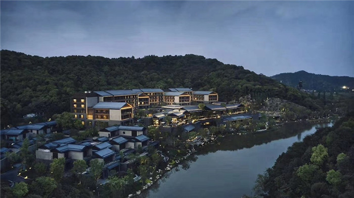 勃朗酒店設計分享杭州村落式度假酒店設計方案