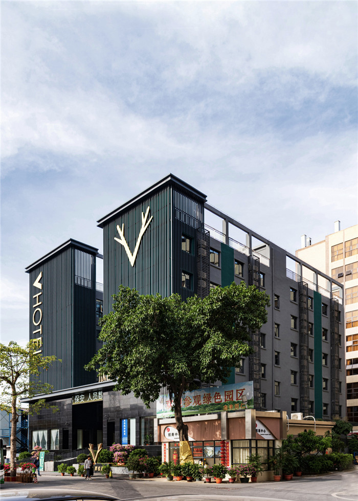 專業酒店改造設計公司推薦廣州欣凱輝悅酒店外觀設計圖