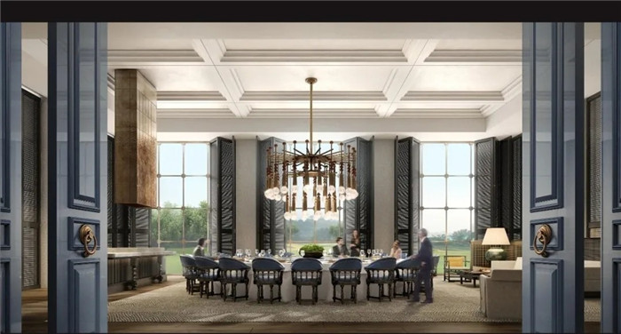 蘇寧旗下超奢華鐘山國際高爾夫酒店中餐廳升級改造設計方案