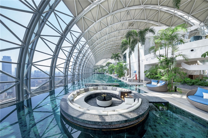 重慶來福士住宅區俱樂部泳池設計方案