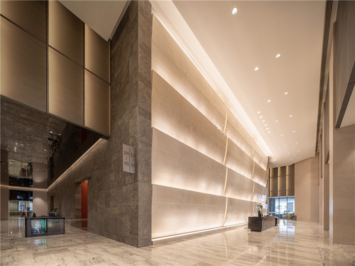 知名設計公司CL3新作：重慶洲際洲際酒店電梯廳設計