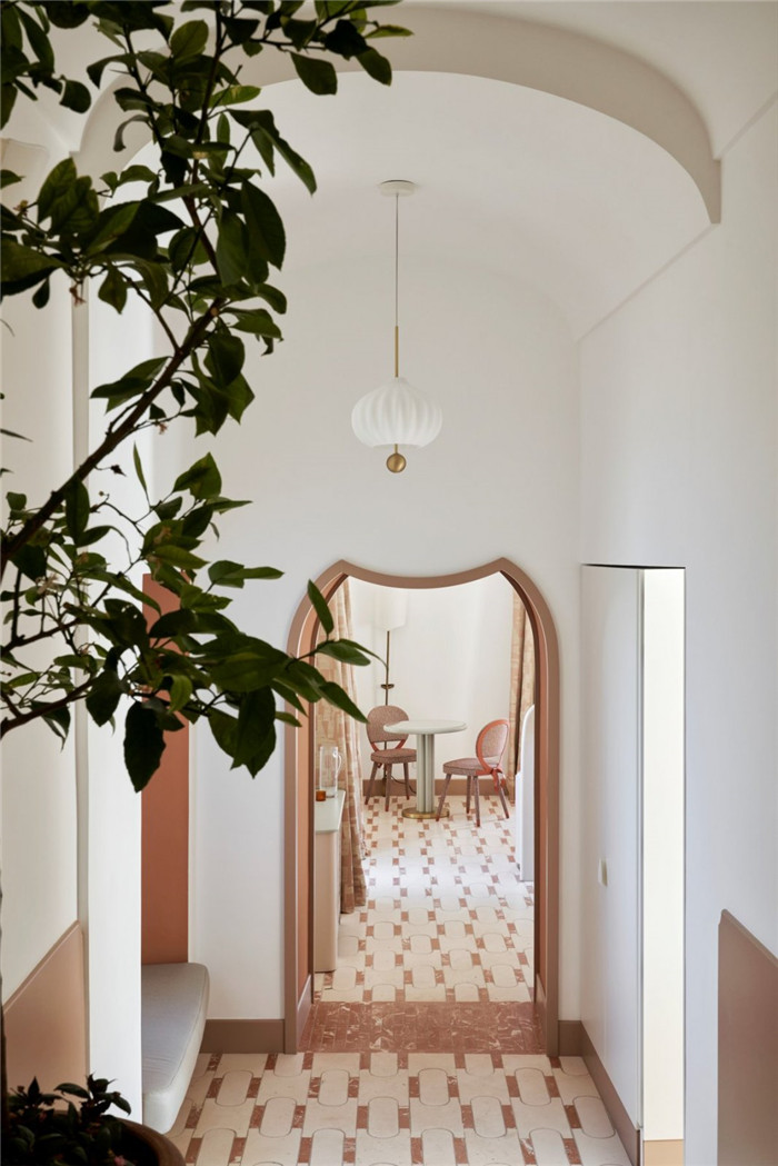 走廊設計-住宅改酒店  現代古典風精品度假酒店裝修方案