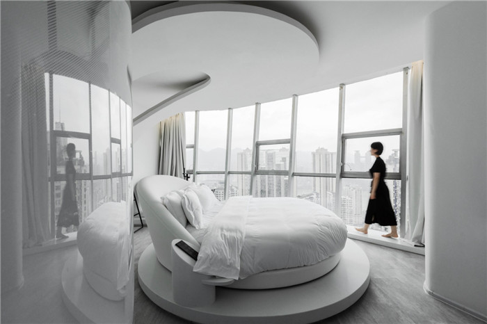 精品酒店客房設計圖-以水為靈感的都市網紅精品酒店設計方案