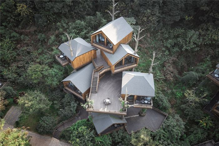最新樹屋酒店設計  杭州開元森泊度假酒店樹屋設計