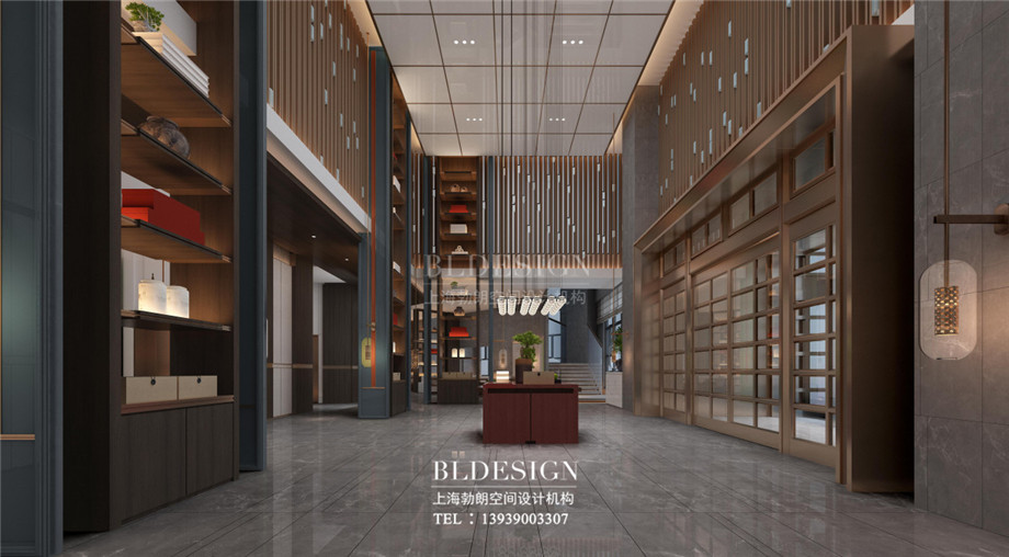 新鄉五星級酒店設計-桃李春風大酒店大堂設計方案