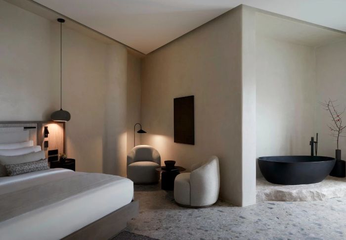 希臘米科諾斯島Aeonic極簡主義度假酒店設計