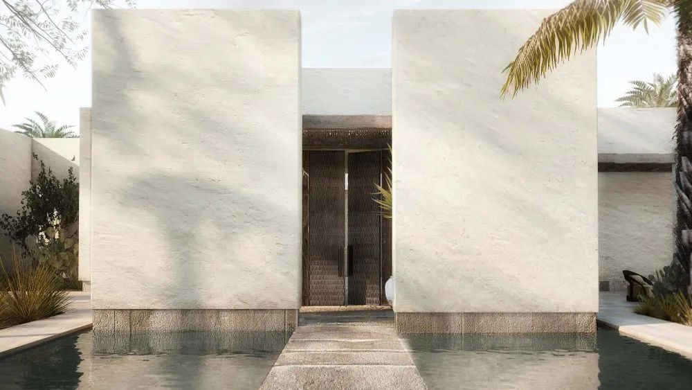 希臘 Residence in Abu Dhabi 民宿泳池設計賞析