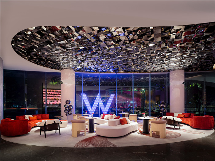 高端、時尚、年輕、藝術為主題的浙江W酒店設計賞析