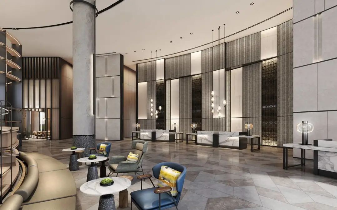 肇慶首家喜來登國際五星級酒店大堂設計方案賞析