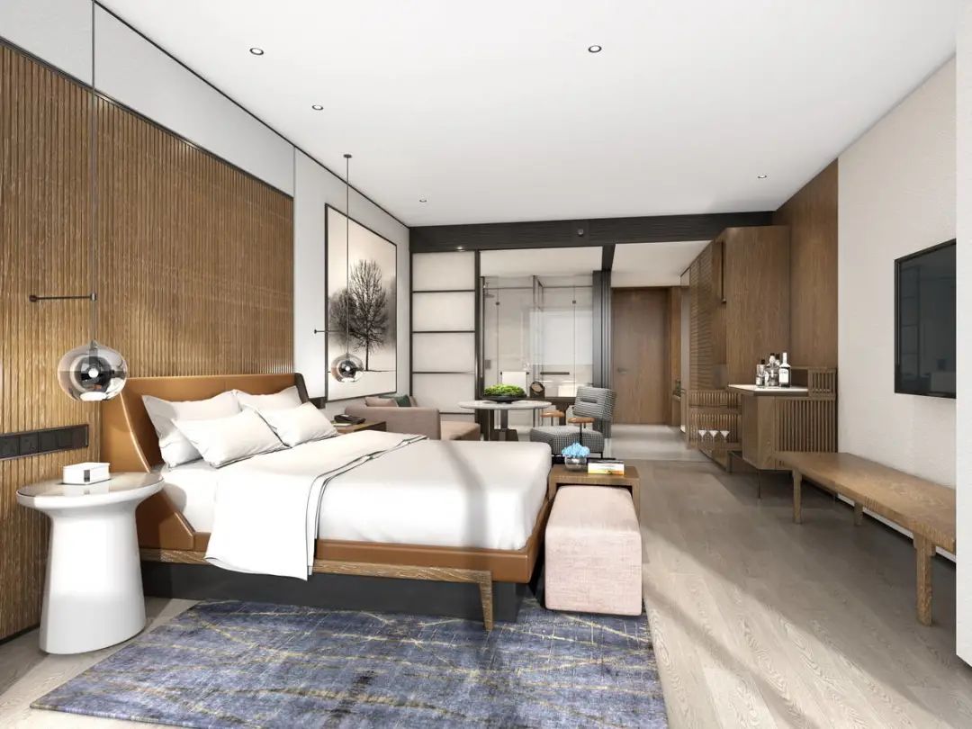 肇慶首家喜來登國際五星級酒店客房設計方案賞析