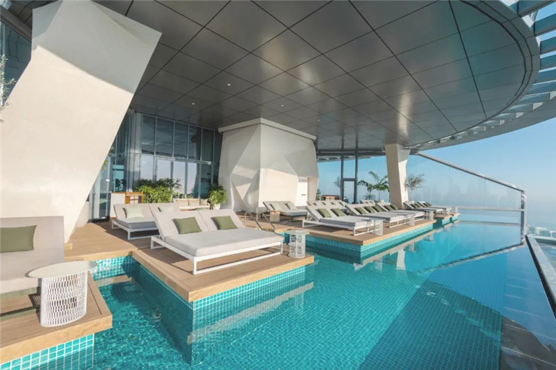 迪拜棕櫚塔AURA SKYPOOL度假酒店設計賞析