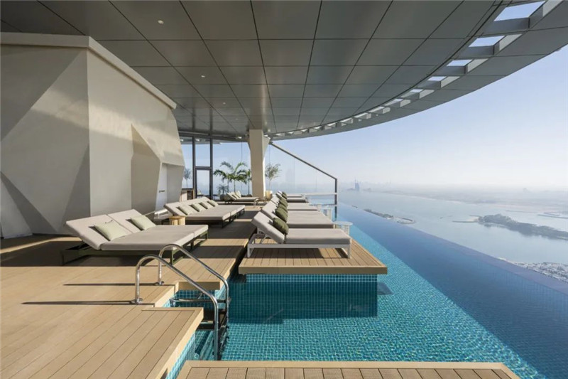 迪拜棕櫚塔AURA SKYPOOL度假酒店設計賞析