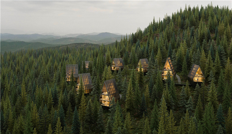 全新樹屋酒店設計  尤娜自然度假村設計賞析