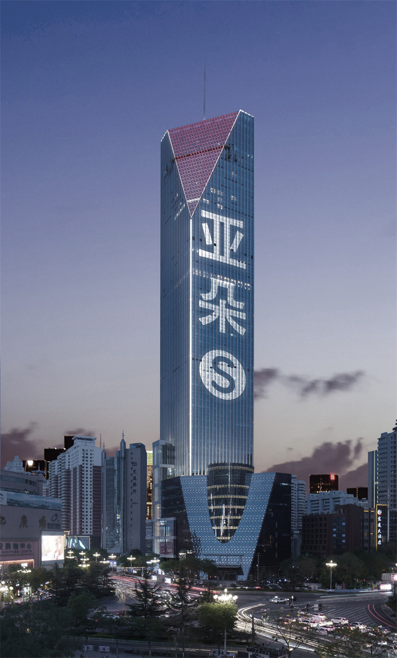亞朵品牌首家城市地標型酒店  蘭州亞朵S酒店設計